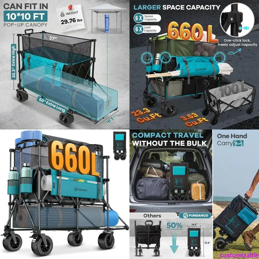 

Трехслойный складной универсал FUNDANGO емкостью 660 л, высоким удлинителем и задней дверью для тяжелых условий эксплуатации.