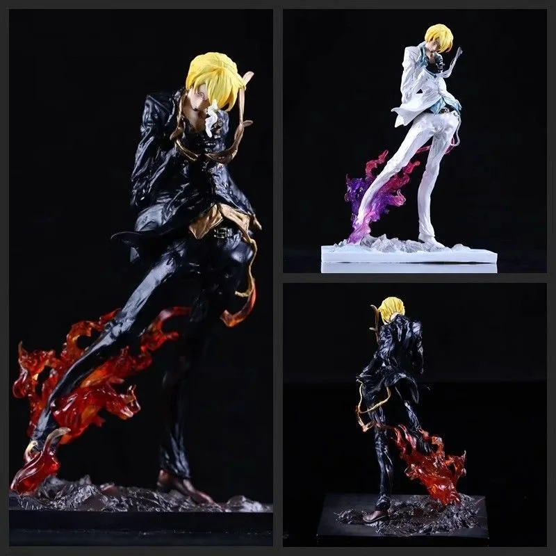 

24cm/9.45in Anime One Piece Figure Sanji Action Figures Designer Style Pvc Statue Collection Model Toys Gifts
