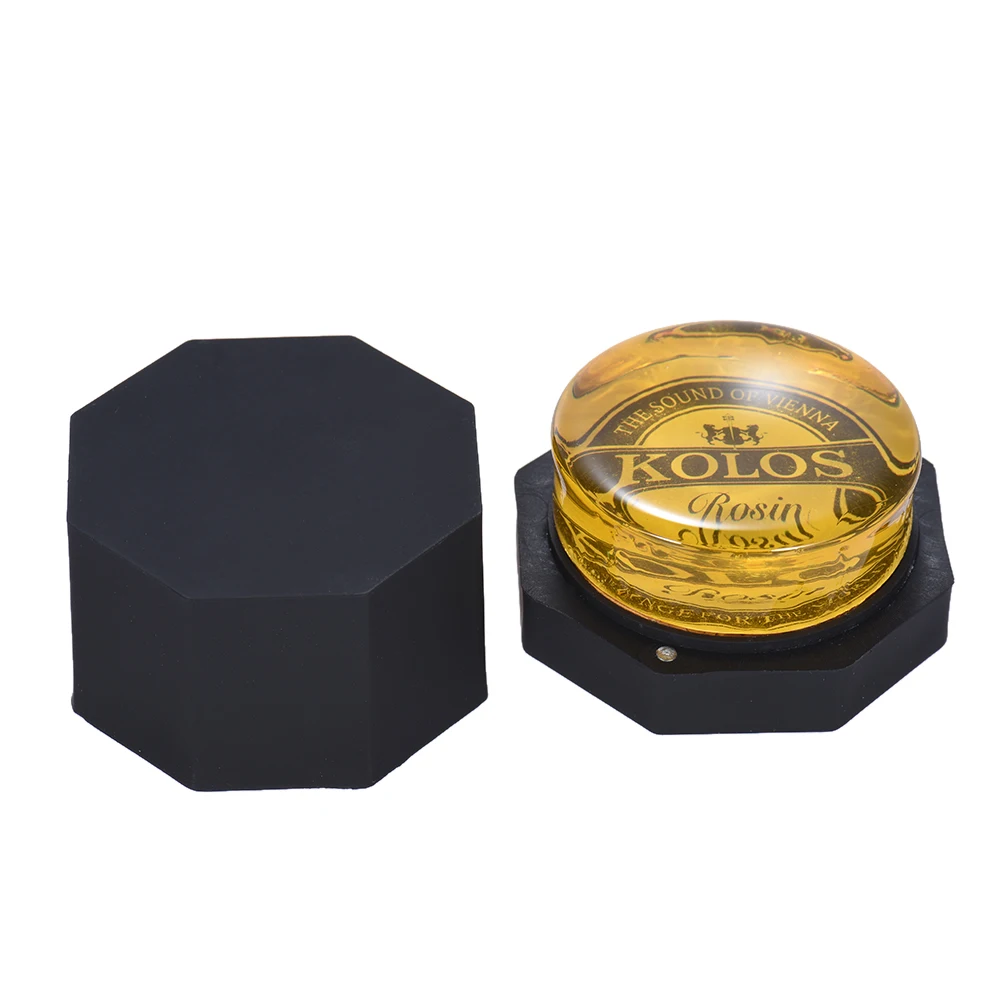 High-Class Low Dust Yellow Rosin Colophony Transparent Rounded Universal for Bowed String Musical Instrument Violin ViolaI