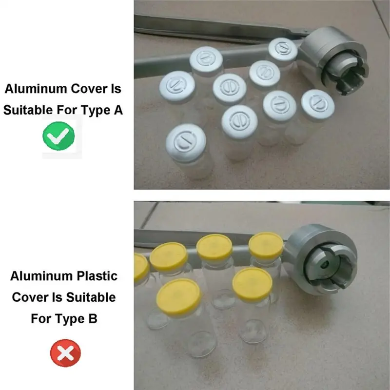 

【ГОРЯЧИЕ ТОВАРЫ】Ручной инструмент для обжима флаконов с крышками 13 мм, ручной упаковщик алюминиевых уплотнителей из нержавеющей стали для лабораторий и домашнего использования