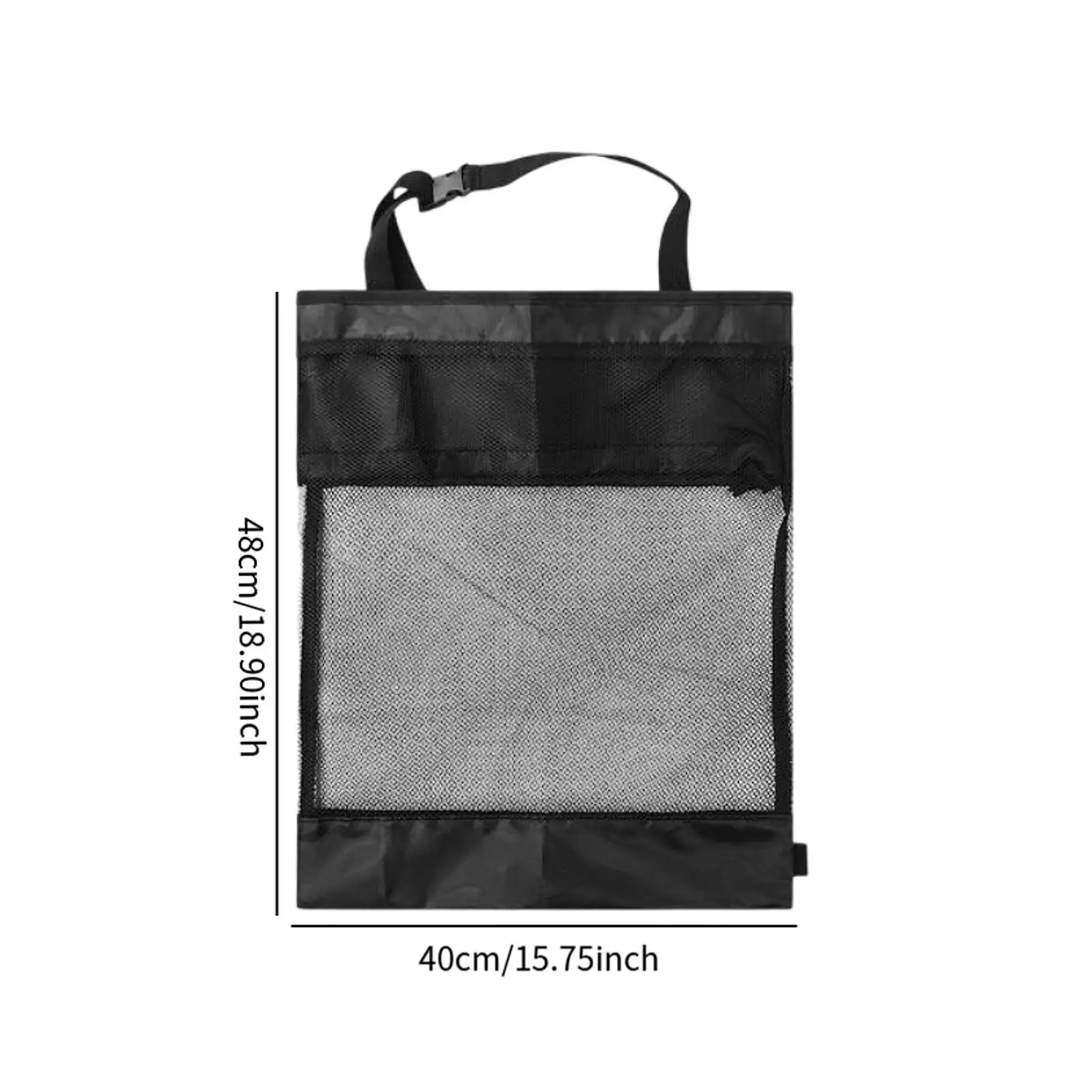 

Golf Carts Storage Bag Mesh Organizer Bag Lightweight Caddy Tour Rear Trolley for Golf Accessories Outdoors