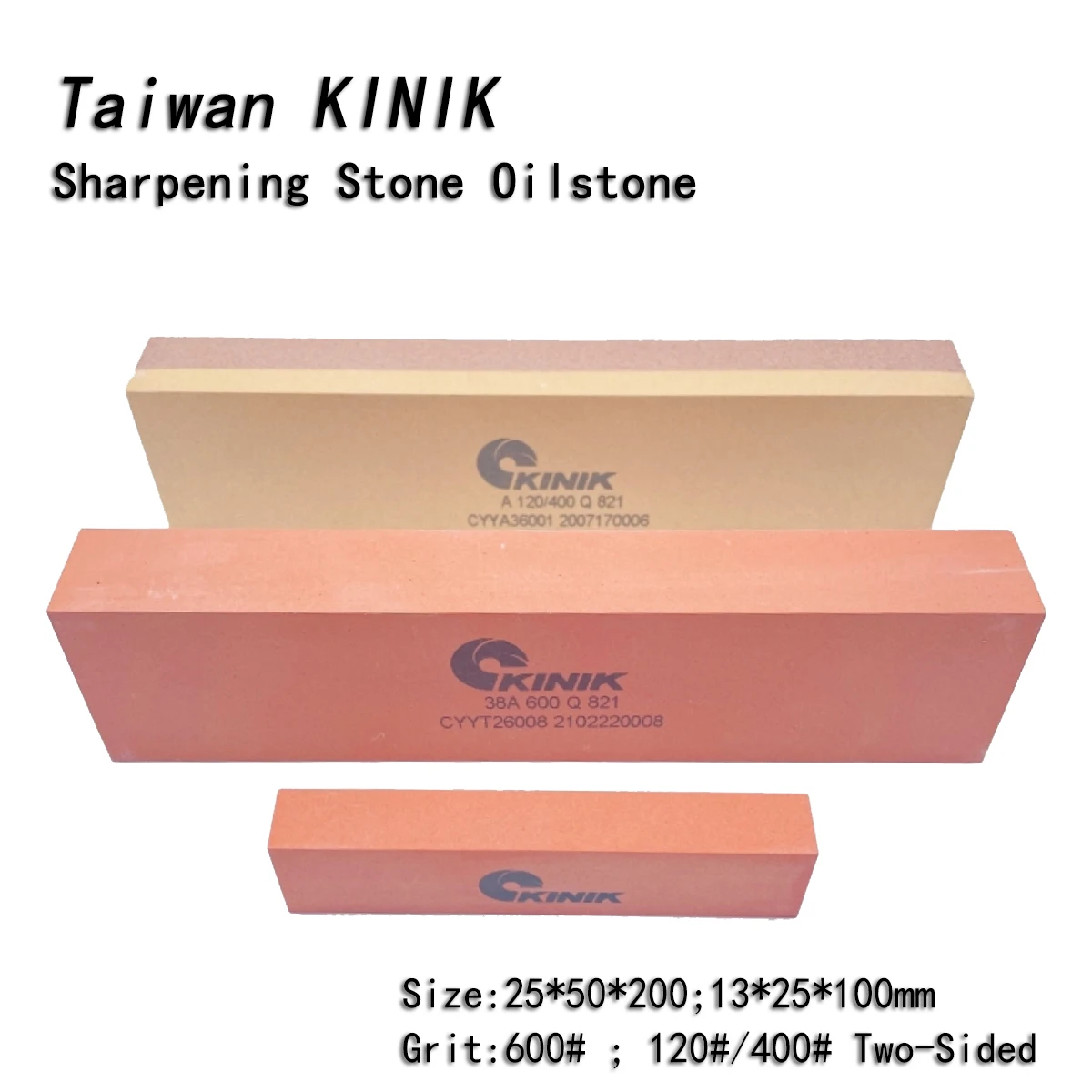 TAIWAN KINIK Sharpening Stone Oilstone Finishing Fine Grinding Edge Deburring of Cutting Tools Fixtures and Dies