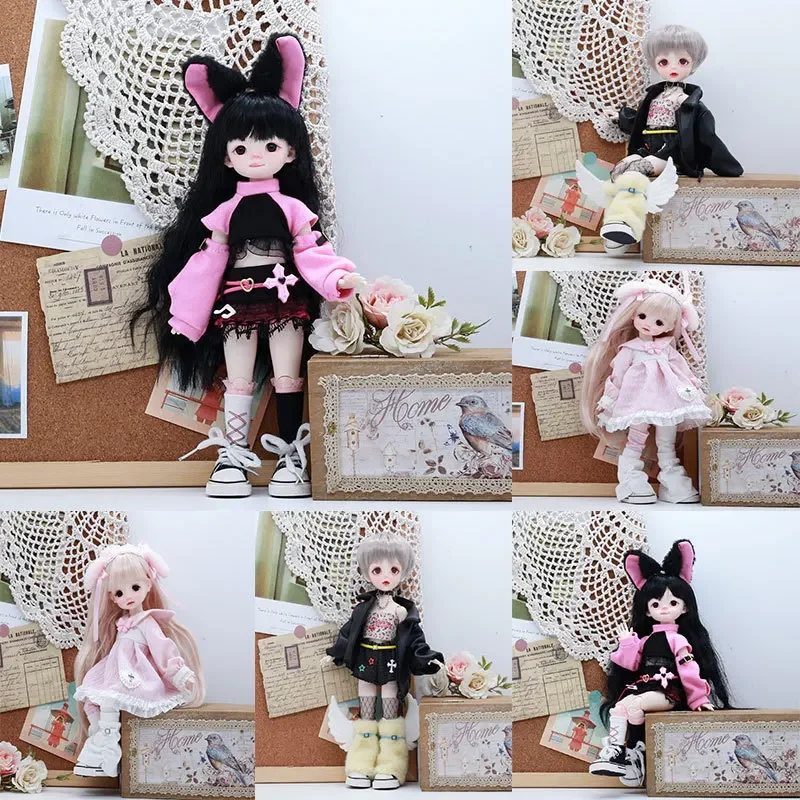 

30 см BJD/Товстая кукла платье горячая девушка Y2K комплект платье для девочек одежда ручной работы игрушка «сделай сам» (только одежда, а не куклы)