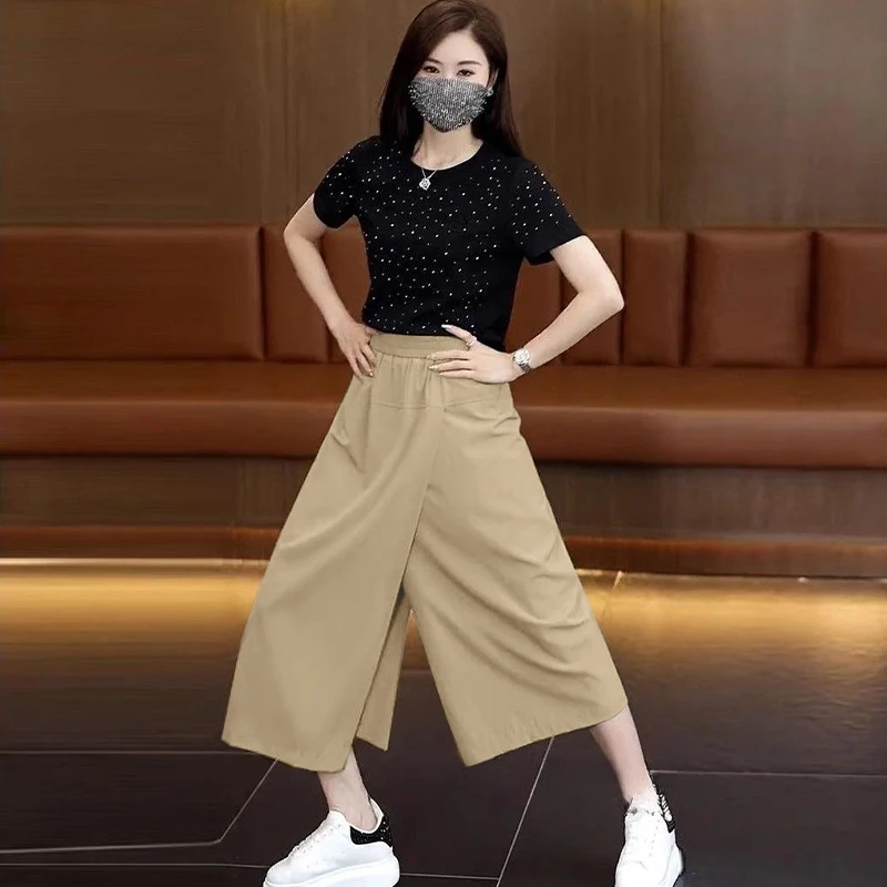 Fashion Casual High Waist Loose Cool Comfortable Pants Skirt For Women