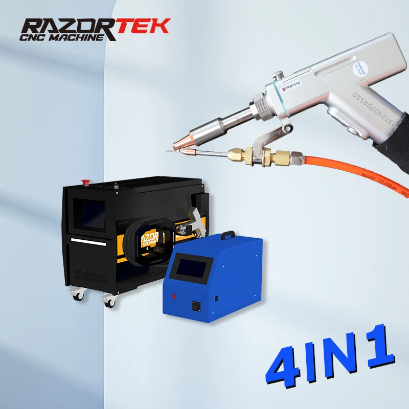 

4 In 1 Multifunction Fiber Laser Welding For Pipe Air Cooling Laser Cleaning Machine