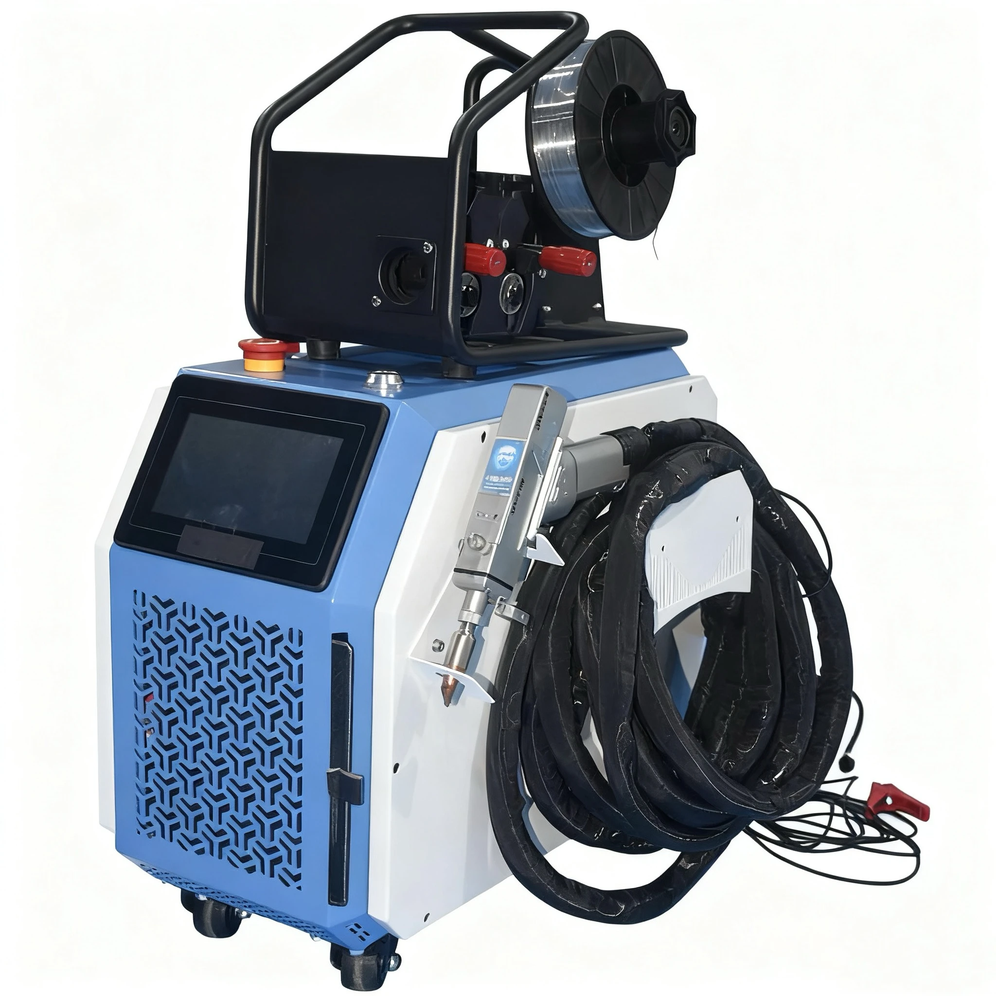 

Portable 4 In1 1500W 2000W MAX Air Cooled Weld Gun Mini Handheld Laser Welding Machine for Stainless Steel Carbon Steel Aluminum