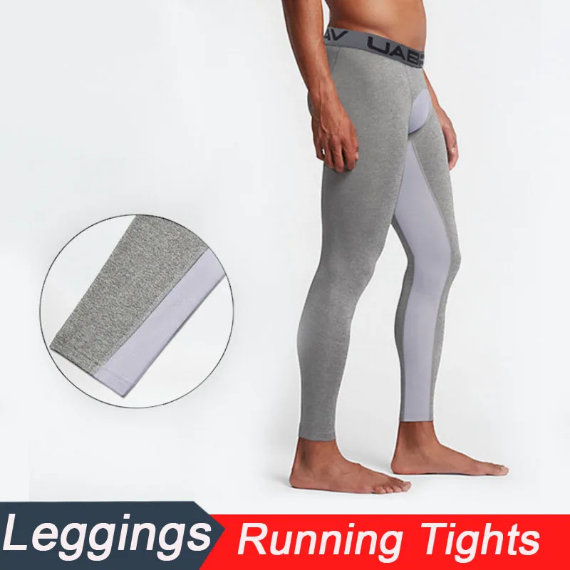 Quick Dry Running Leggings Men Sportswear Gym Fitness Tights Workout Training Jogging Trousers Compression Soccer Sports Pants
