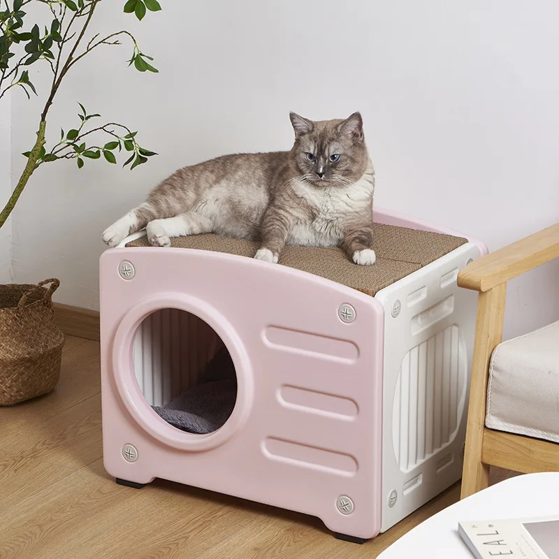 Camera Pet Cat Nest New PE Thickened Thickened Cat Villa Four Seasons Universal Home Indoor Cat Nest Pet Bed Bunk Cat House