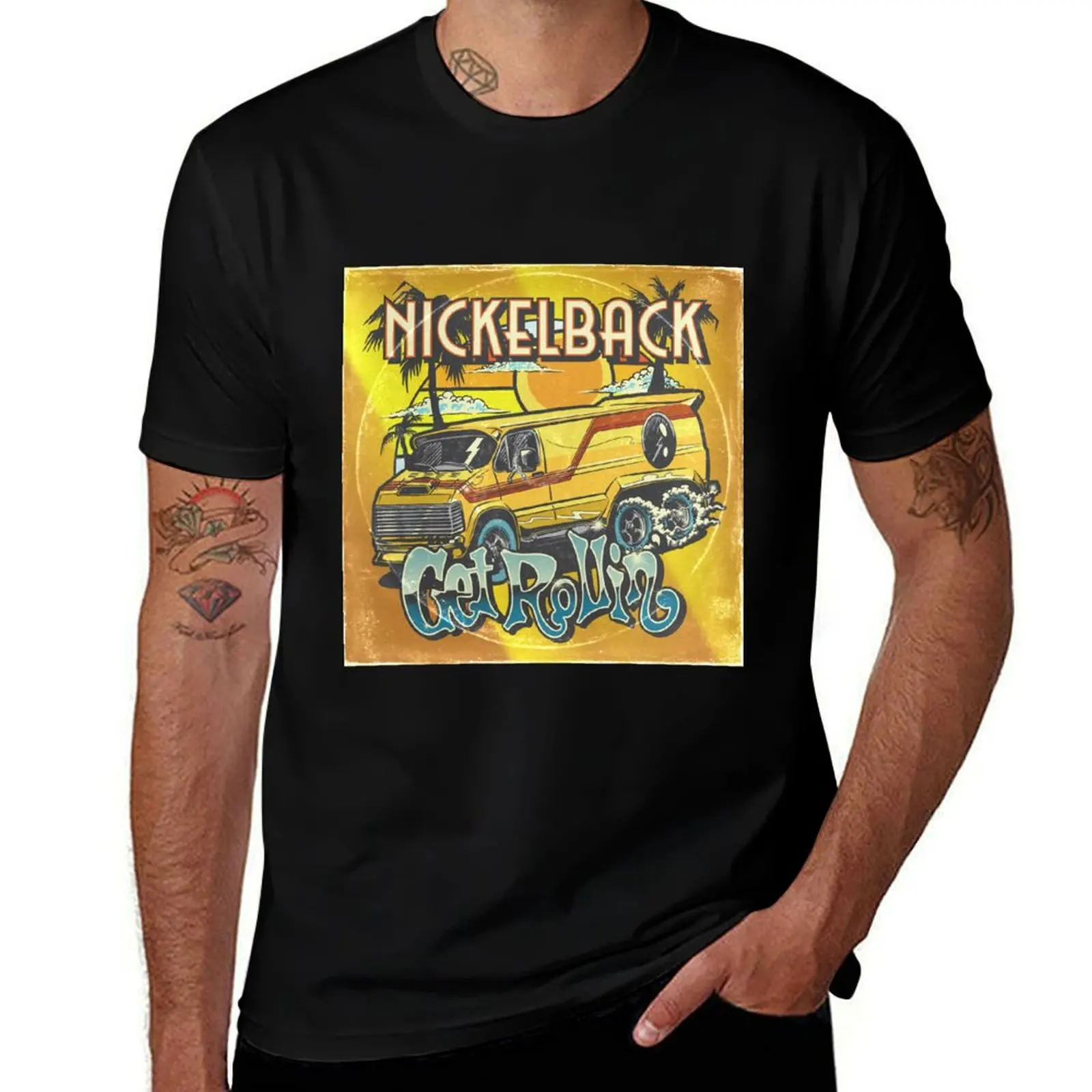 

Get Rollins T-Shirt cotton t shirts high quality black cotton t-shirt plain for man package T-Shirt