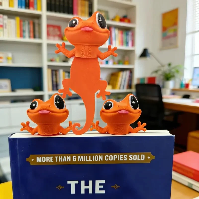 3D Gecko Bookmark: a High-Looking and Fun Book Marker Gadget, One Pack