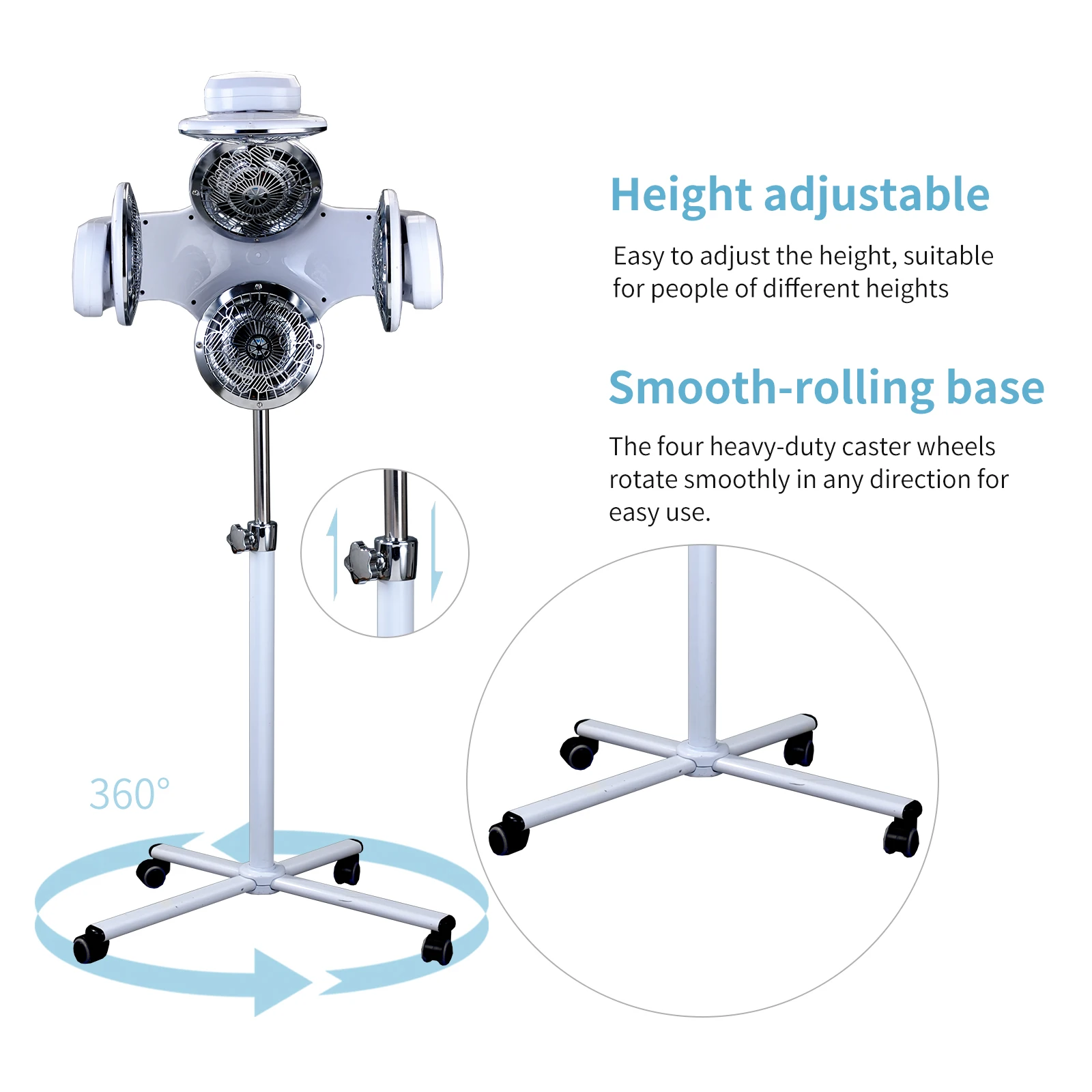 Modern Professional Equipment Adjustable Big Hooded Climazone Hair Dryer Hair Color Processor For Beauty Salon