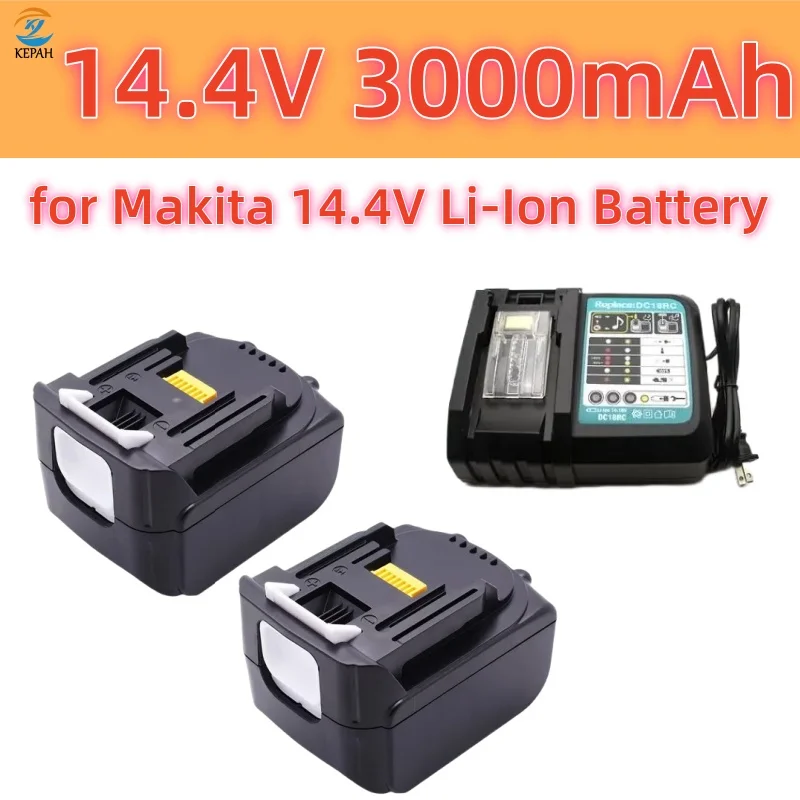 Batterie Li-lon Rechargeable 14V pour Makita bl1430 BL1415 BL1440 196875 -4 194558 -0 195444 -8 196388 -5 BDF440