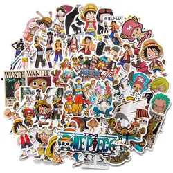 50Pcs Anime One Piece Luffy Cartoon Stickers Sticker Toys Gifts