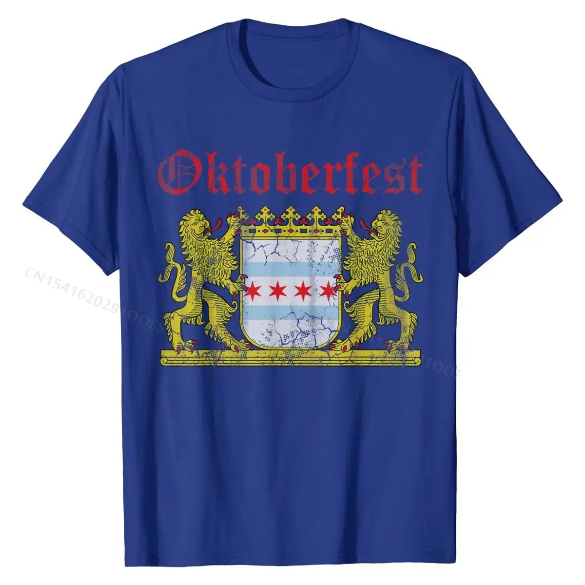 Oktoberfest Chicago Bavaria Germany T-Shirt Summer Tops Tees Cotton Mens Tshirts Summer Hot Sale