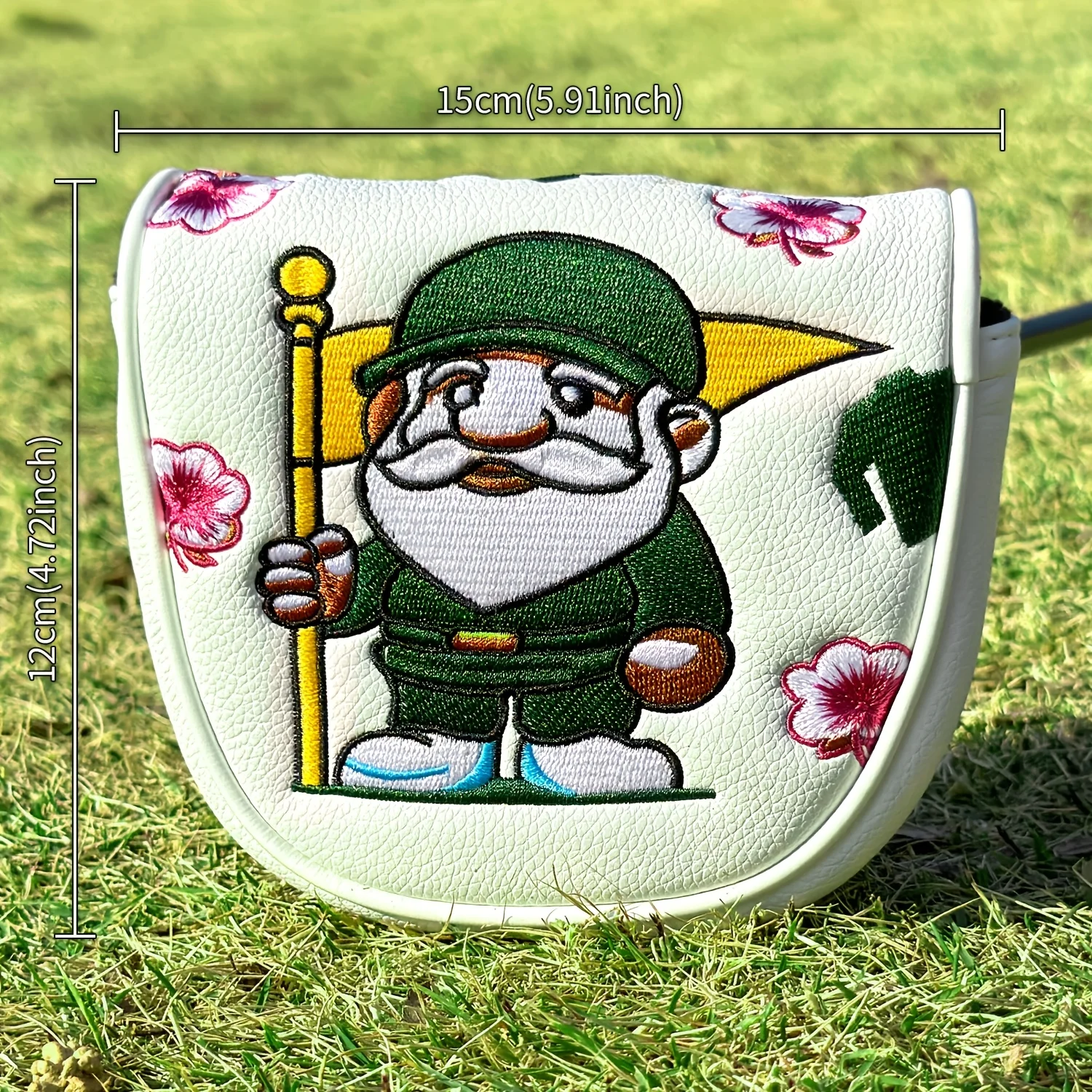 The Elderly Person Design Style of the Golf Club HeadCover, Golf Putter HeadCover-Advanced Embroidery, Suitable for Most Clubs - view 6
