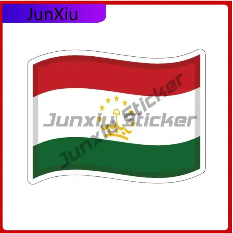 

Tajikistan Flag Sticker Tajik Fun Stickers Decoration Laptop Rv Camper Windows Windshield Luggage Kayak Suv Phone/phone Case Pvc