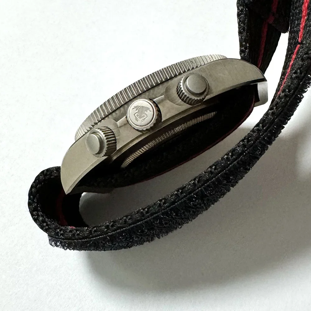 Reloj de pulsera táctico de rana de titanio FXD eco-drive Panda, cronógrafo de 200M, resistente al agua, superluminoso, para buceo, envío directo