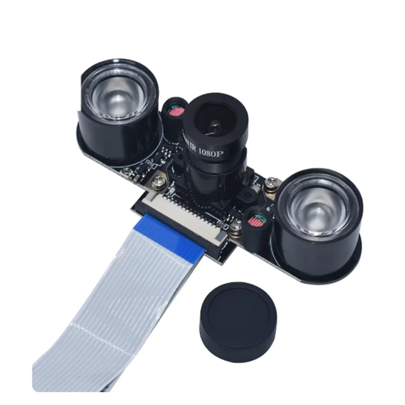 Raspberry Pi 4 Night Vision Fisheye Camera 5MP OV5647 70/95/160 Degree Focal Adjustable Camera for Raspberry Pi 3 Model B Plus