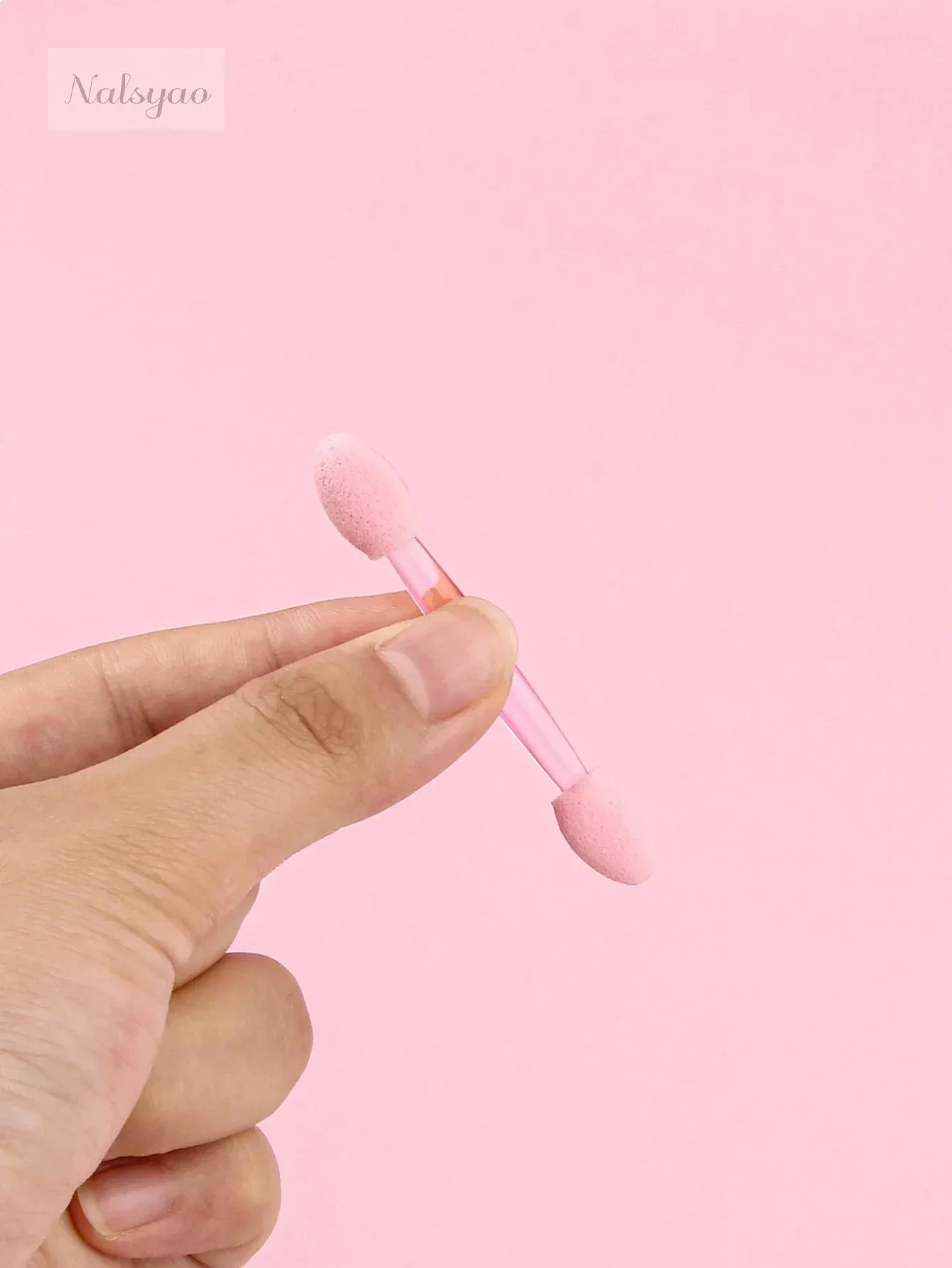 50/100 Disposable Eyeshadow Brush Set Double Headed Sponge Eye Shadow Stick Applicator Tool