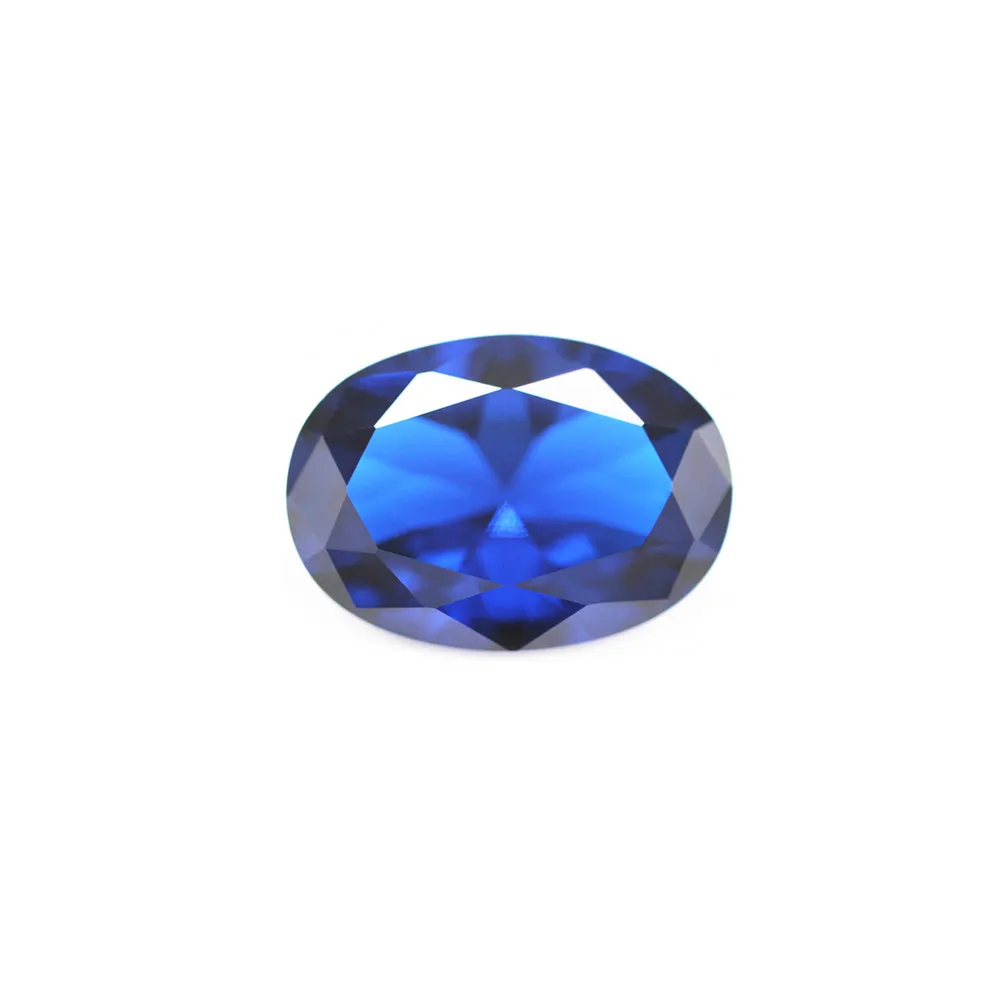 

Brilliant Cut Blue Spinel Oval Faceted Gemstone Egg Shape Blue Spinel Gem Multiple Sizes to Choose