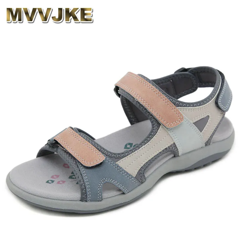 Sandals for Women Size 8 Women's Casual Paste Flat Rome Shoes Women's Sports Sandals Strap up Sandals for Women