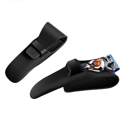 YUNCHi Portable Travel Case for Shaving Machine Holder Storage Manual Razor Handle Protective Silicone Cover for Razor