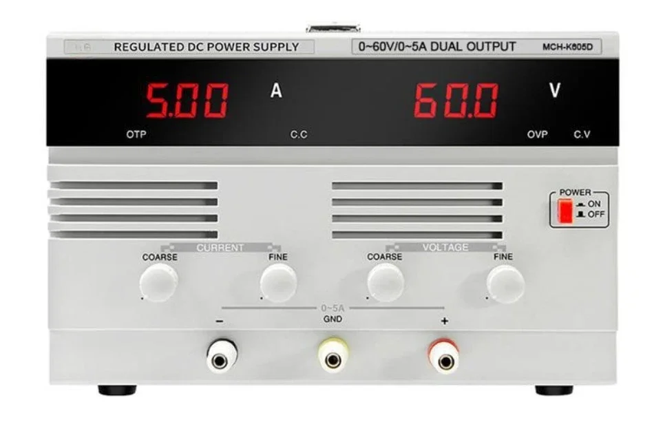 Adjustable Voltage Current DC Power Supply 60V 5A High Precision Switching Regulator For Laboratory Aging Testing