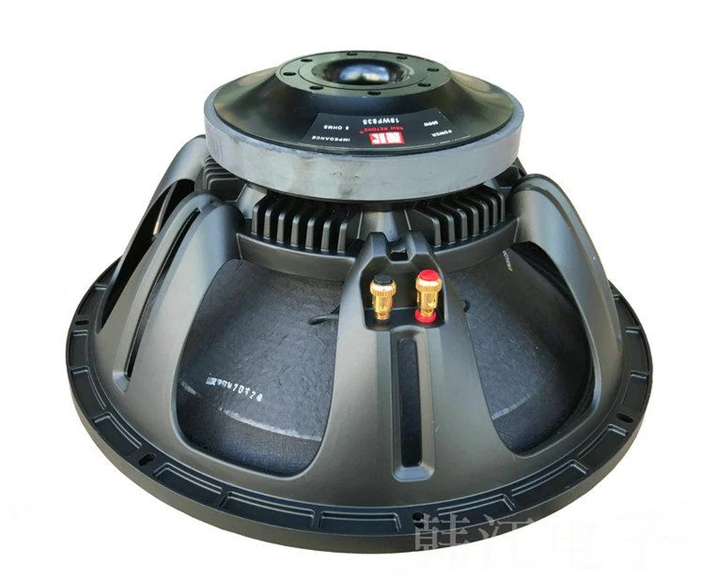 PW-018 18WF835 457mm 18 Inch Subwoofer Woofer Driver OD=220mm Magnetic100mm Invoice Coil 800-1600W 8ohms 96dB 40Hz 13kg/PCS