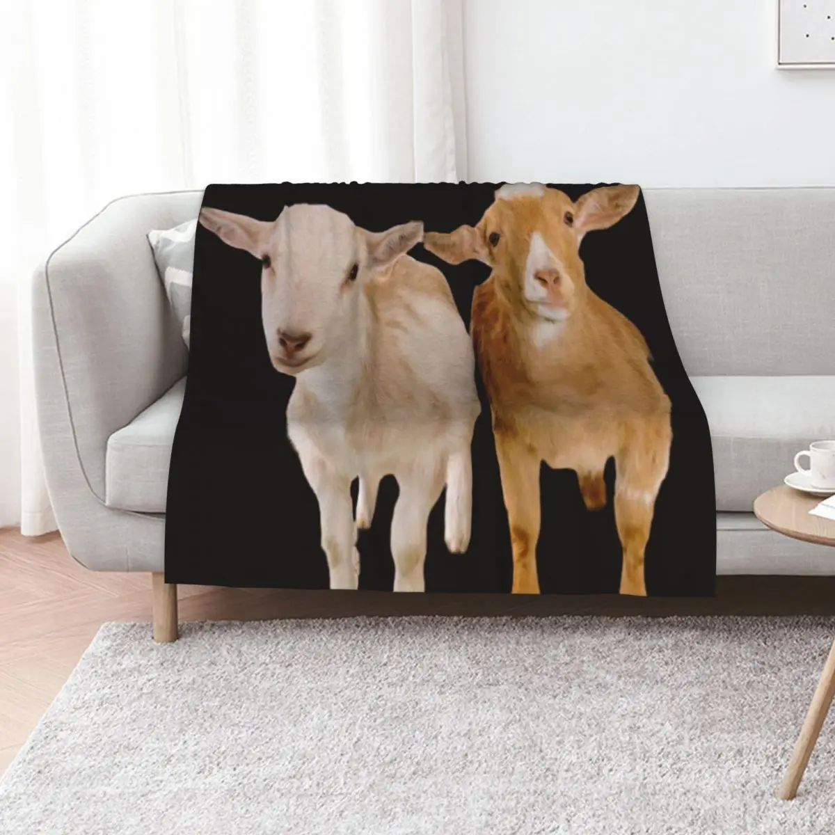 Goats! Throw Blanket Bed Polar Sleeping Bag Luxury Thicken Furrys funny gift Blankets