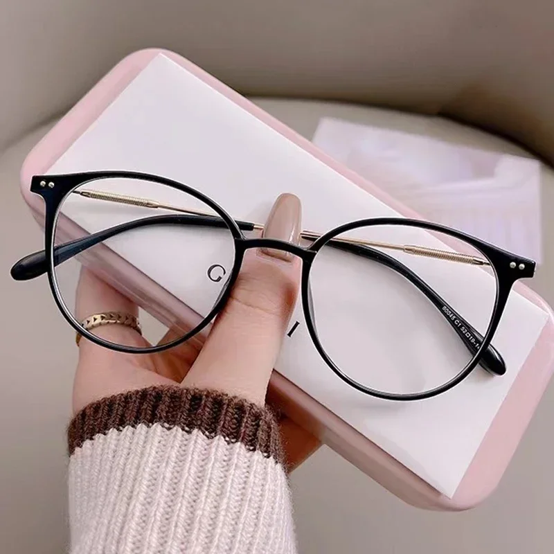 Lunettes de myopie de luxe unisexes, blocage de la lumière bleue, moins dioptrie, lunettes de vue chimnear, mode pour femmes et hommes