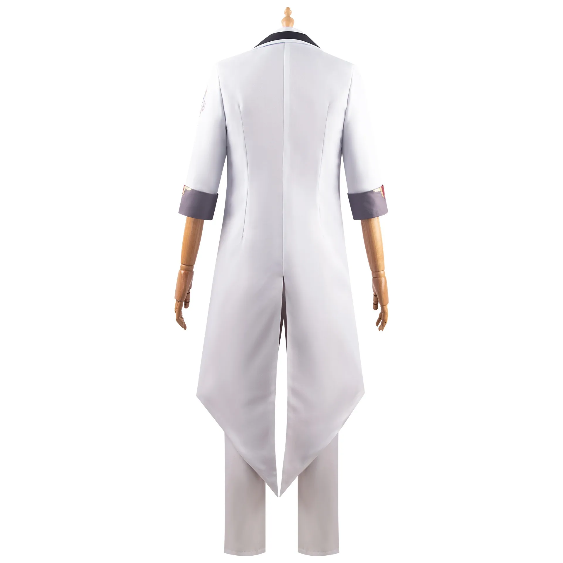 Jeu Honkai Star Rail ArgTremblCosplay Costume pour hommes et femmes, Interdit 2024, Batteur, Uniforme, Smoking, Perruque trempée blanche, ixd'Halloween