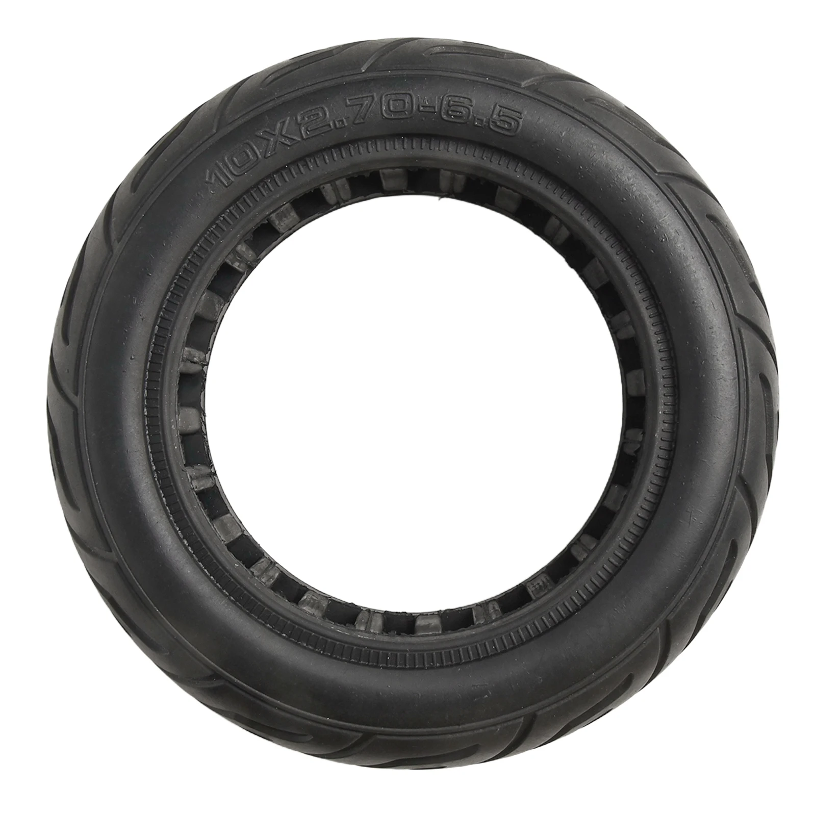 Smooth riding experience guaranteed with this solid tire design Tailored specifically to fit electric scooters