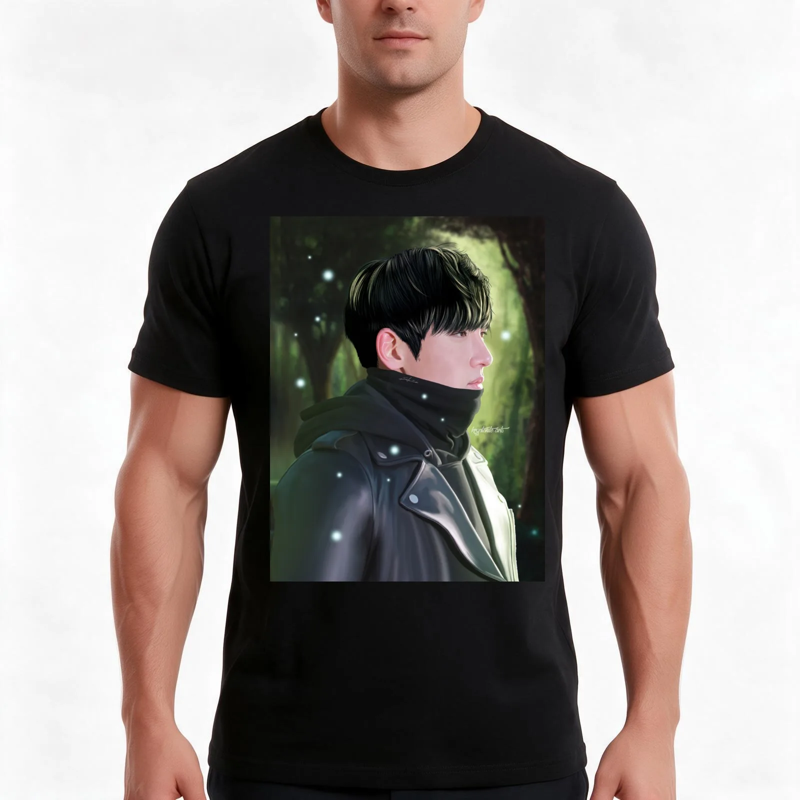 Healer Ji Chang Wook T-Shirt Summer Casual Cotton Tee Oversized Streetwear Tops Vintage Graphic Print Loose Fit Short Sleeve