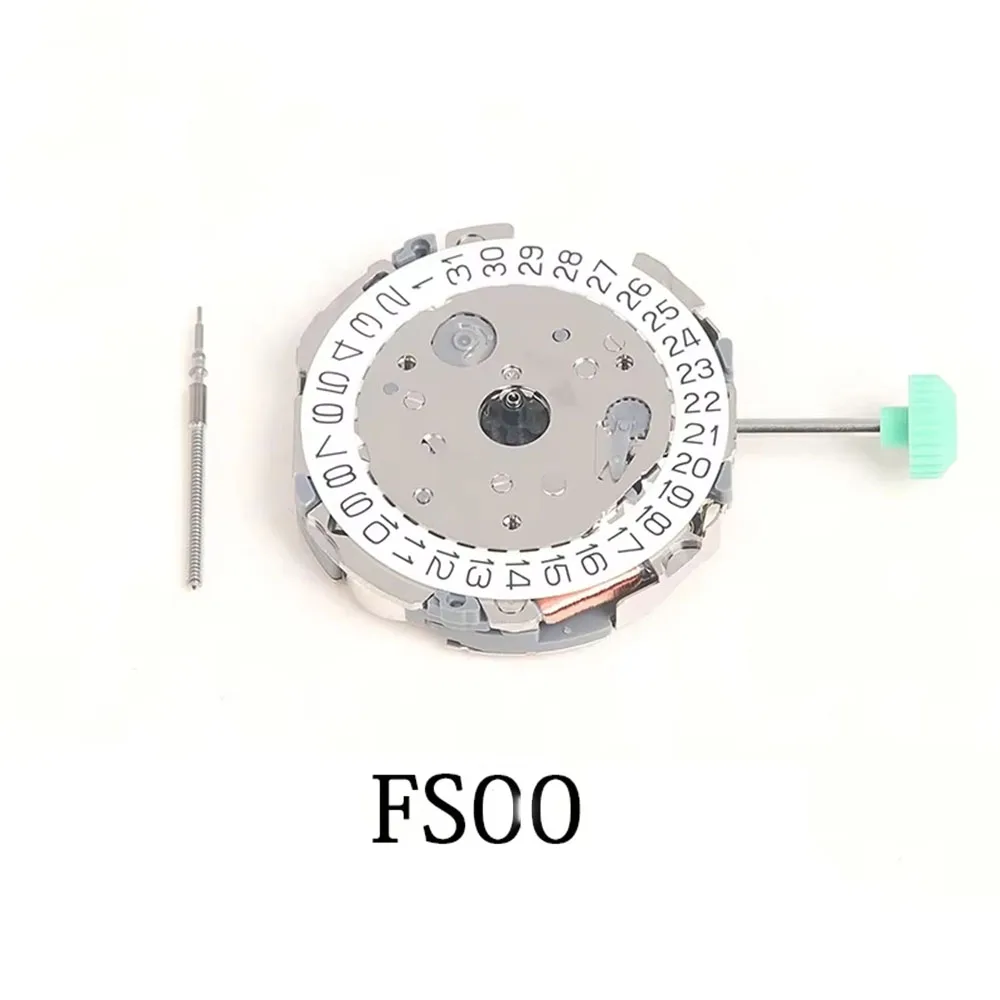 MIYOTA FS00 Movement 6 Hands Multi-function Single Calendar Quartz Movement Four Points Calendar Watch Movement Accessories