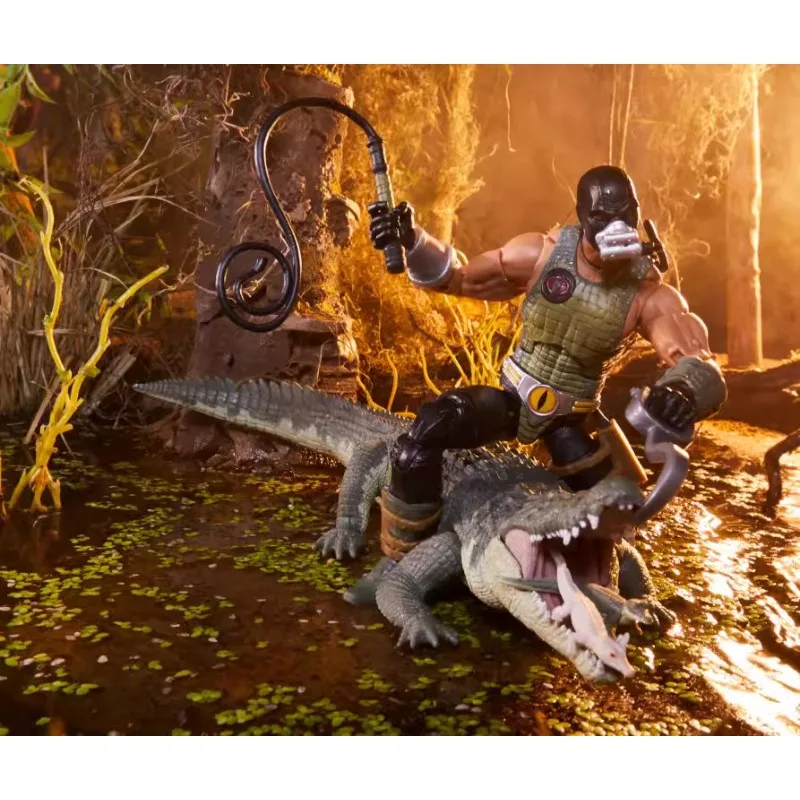 Hasbro Genuine G.I. Joe Croc Master G Fiona 6 Inches Action Figure Toys for Boys Girls Kids Gift Collectible Model Ornaments