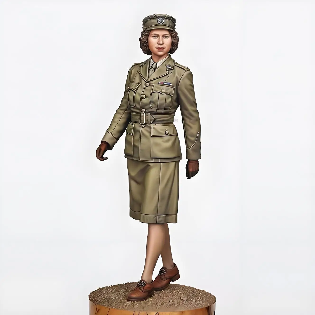 1/35 Vietnam War European Female Soldiers Resin Handmade Soldiers White Model GK Resin Model Unassembled and Unpainted