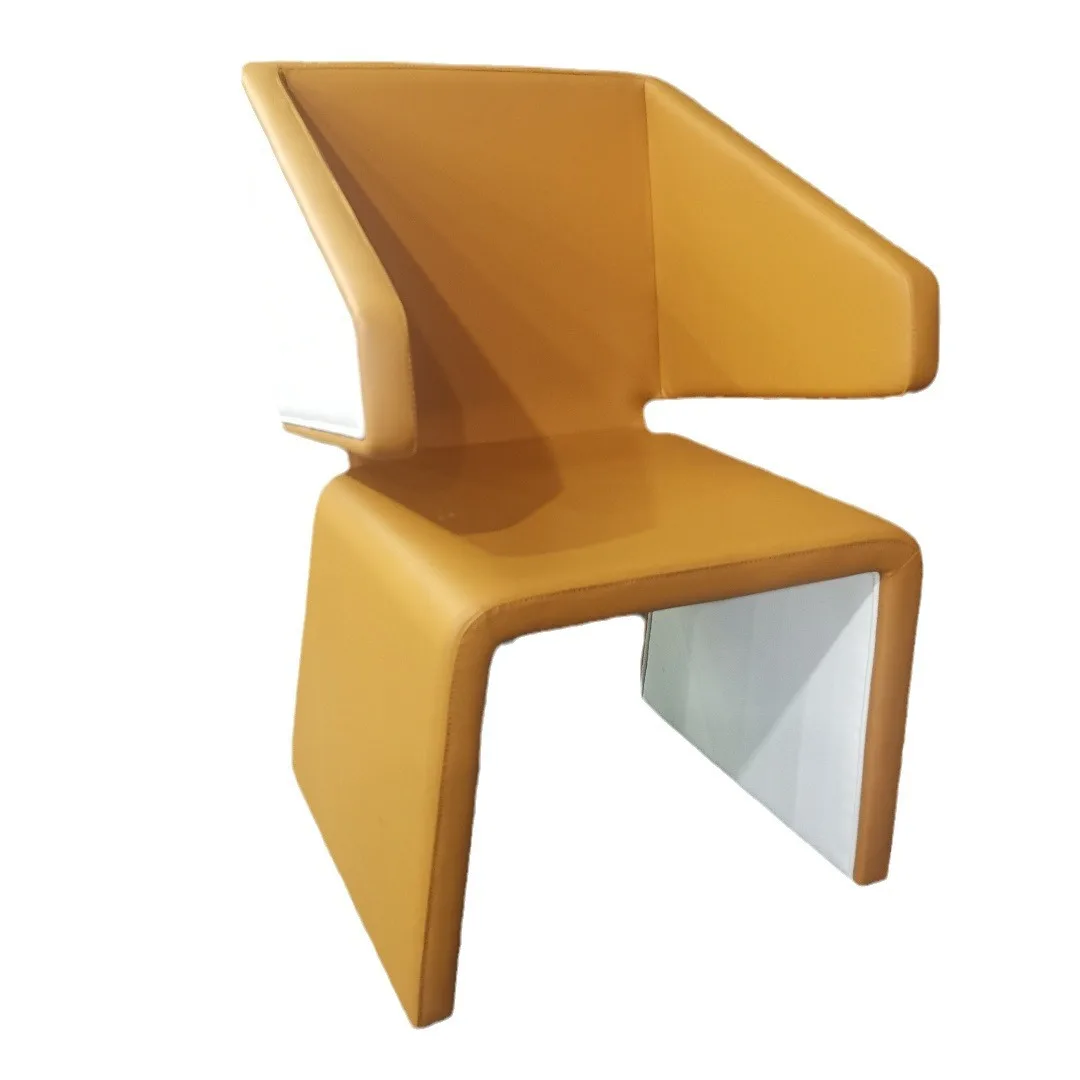 

Internet celebrity single sofa chair negotiation table and chair light luxury modern simple creative