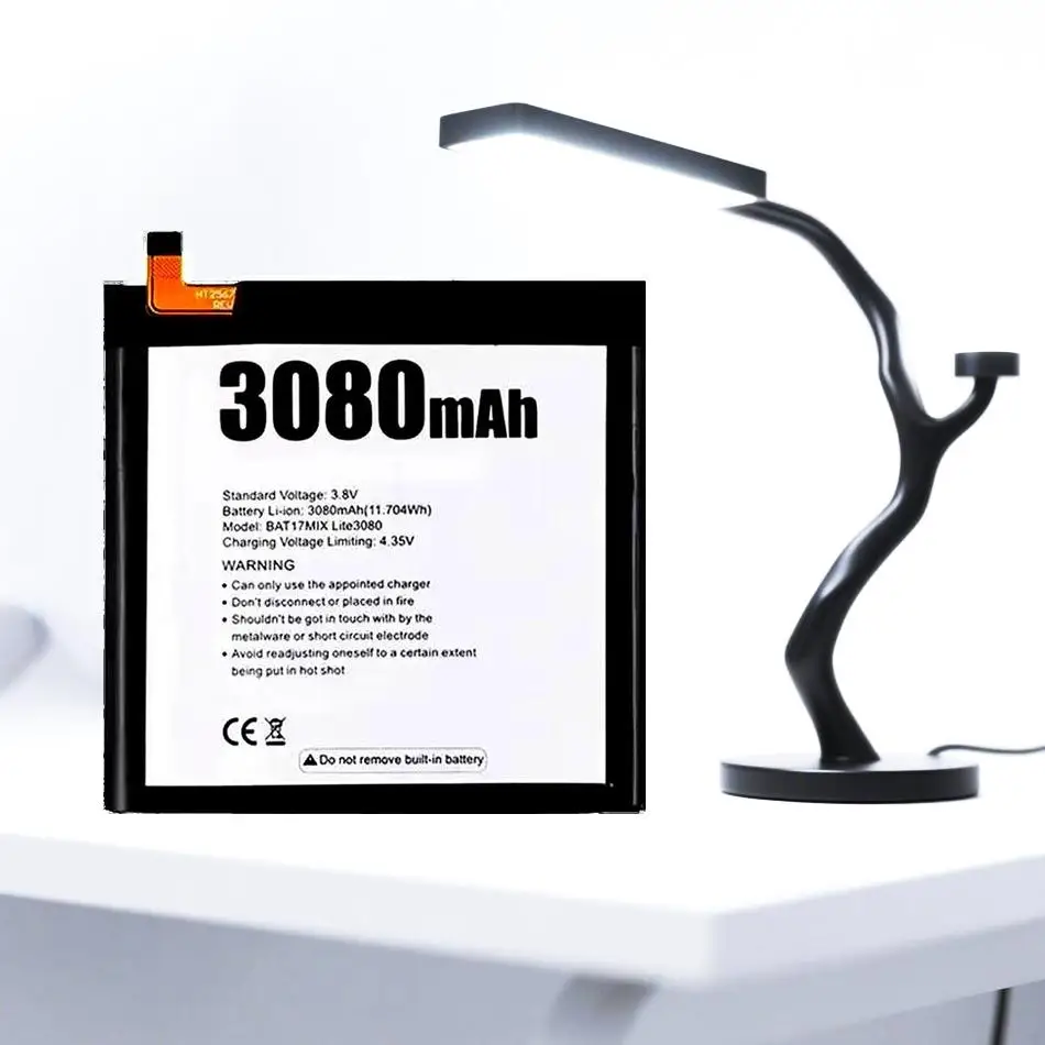 

Premium Replacement 3080Mah Environmentally Friendly For Doogee Mix Lite MT6737 Mobile Phone Battery