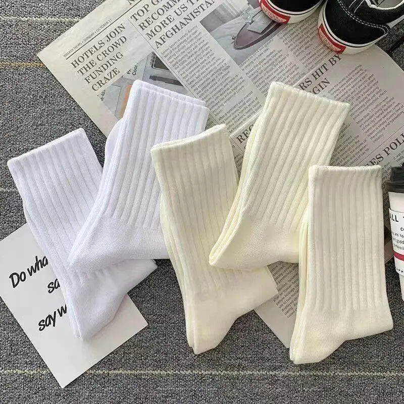 Breathable Sweat Absorbent Running Sports Mid-Calf Socks Unisex Outdoor Wearable Cotton Couple Famous Spring Summer Socks
