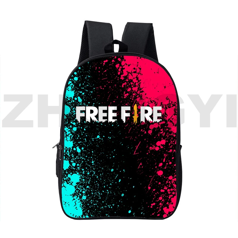 3D Anime Free Fire Garena Backpack Children Schoolbags Game Free Fire Women Bookbag Preppy Style Girls Boys Outdoor Travel Bags