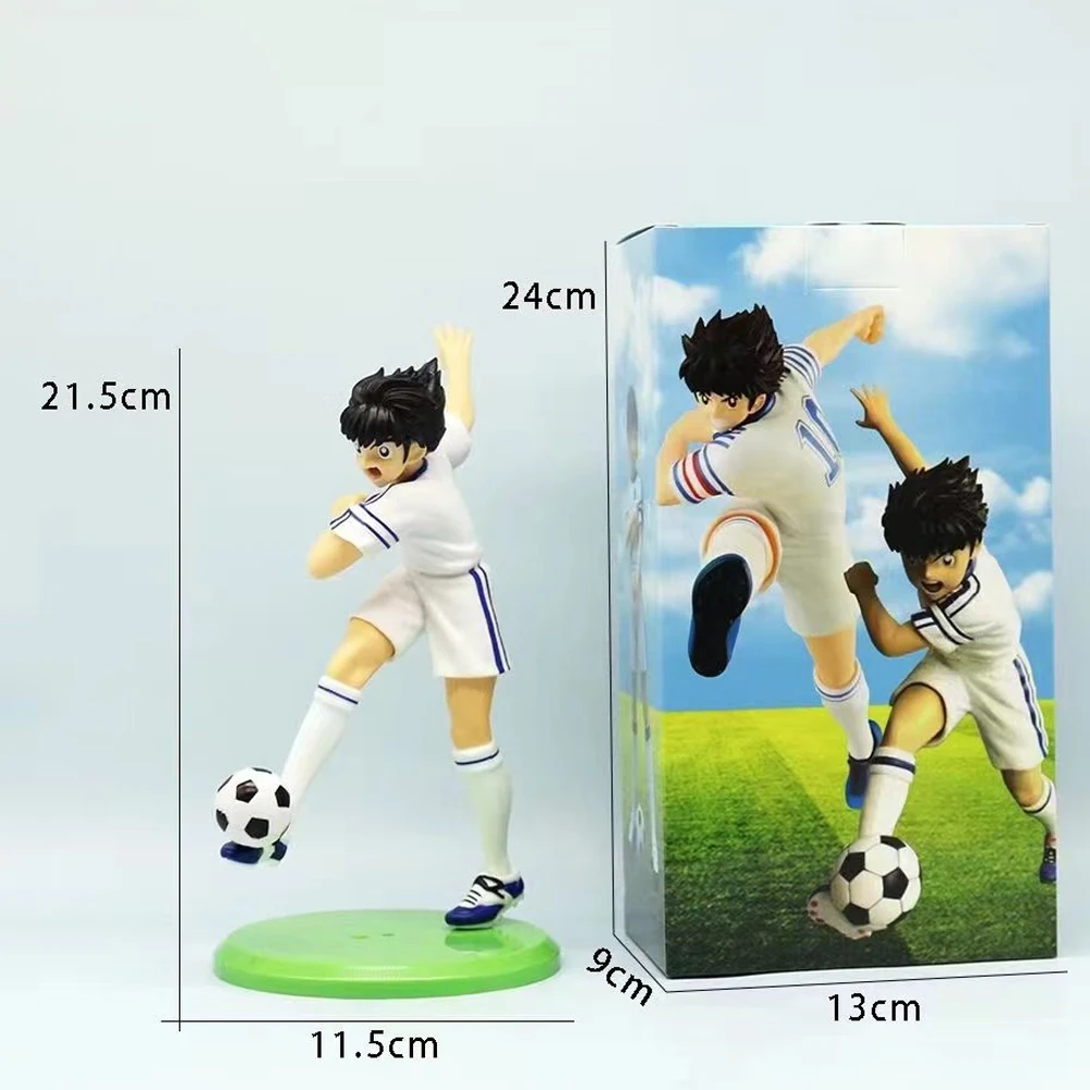 21cm Captain Tsubasa Anime Figure Ozora Tsubasa Action Figures Hyuuga Kojirou/Wakabayashi Genzou Figurine Collection Model Toys