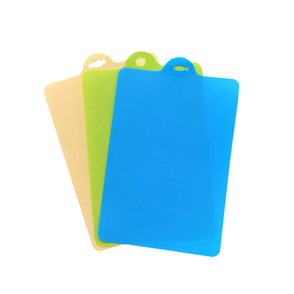 

3 Pcs Easy Board Hanging Mat Storage Hanging Flexible Cutting Board Cutting Mat Kitchen Vegetable Meat