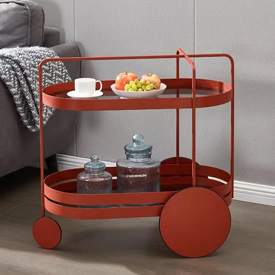 Vegetables Trolley Wheels Heavy Duty Table Camping Tool Trolley Storage Rack Nordic Manicure Kitchen Hair Mueble Rolling Tray