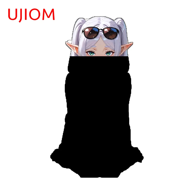 UJIOM Frieren Bikini Waifu Graffiti Wall Sticker Advance Guard Funny Waterproof Vinly Decal Switch Wall Decor Accessories