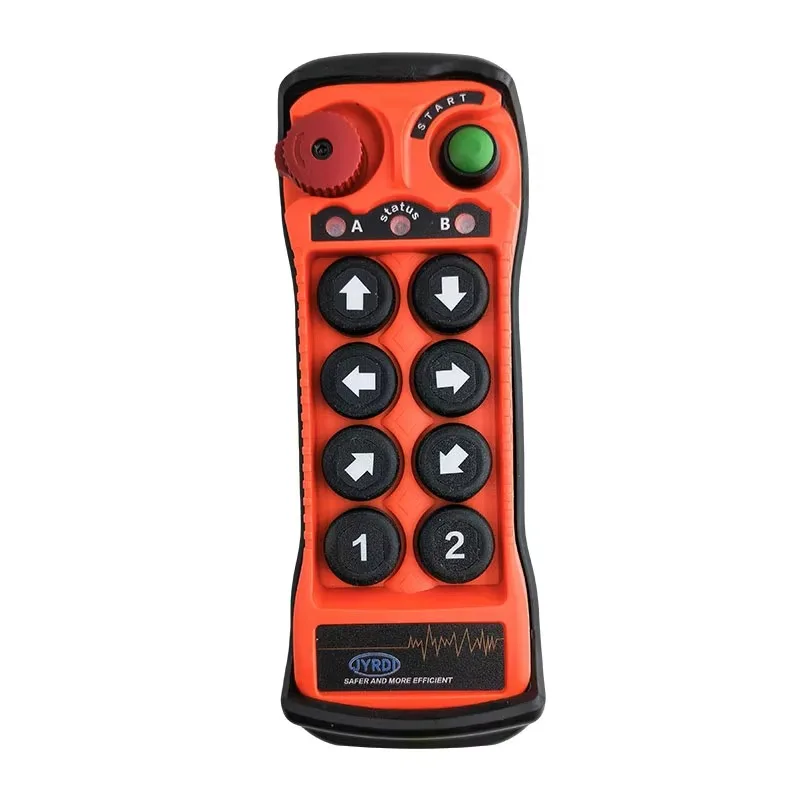 Q808 8 Buttons Double Speed Radio Remote Controller, Industrial Wireless Switch for Hoist Winch Track Crane Lift