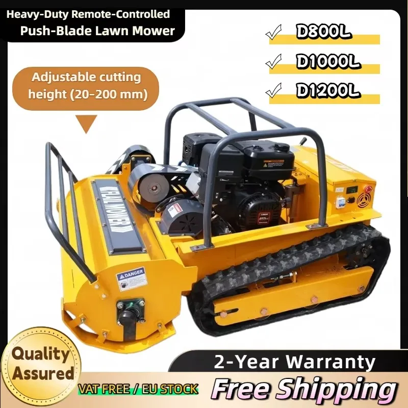 Customized High-power flail mower 800mm 1000mm 1200mm Self Powered Remote Control Garden Lawn Mowers