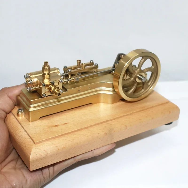 S10B Horizontal Single Cylinder Steam Engine Model 1.7CC Mini Engine Model Physics Experiment Science Educational Toys Gifts