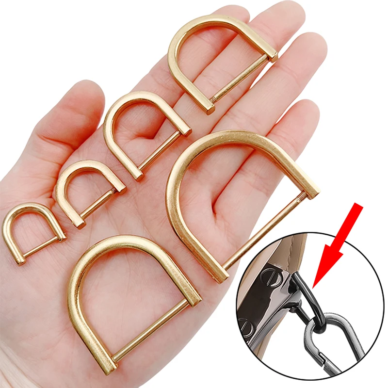 Metal High Quality Thickened Handbag Leather Bag Strap Belt Webbing Dog Collar Chain Rectangle Square O D Ring Buckle Clasp DIY