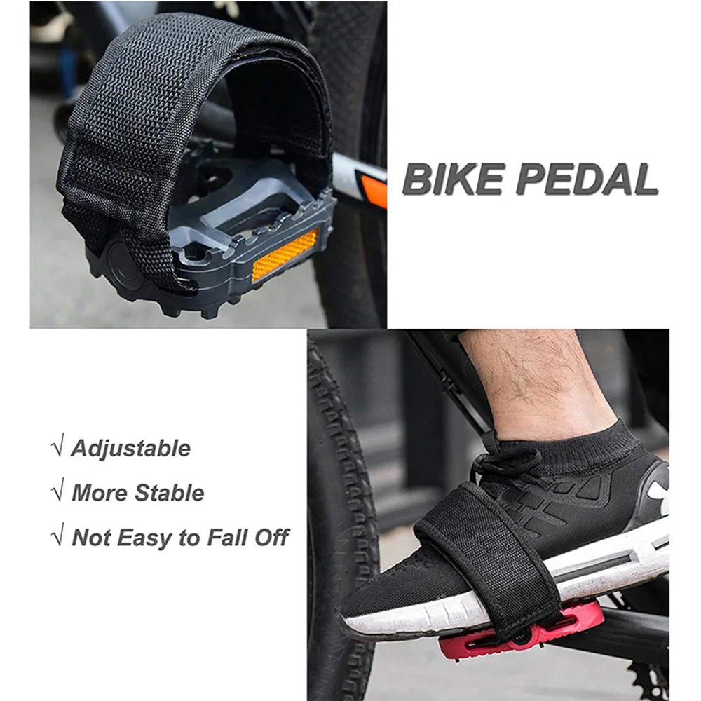 1Pairs Ultralight Bicycle Pedal Straps Toe Clip Strap Belt Adhesivel Bike Pedal Tape Fixed Gear Bike Fixie Cover Cycling Accesso