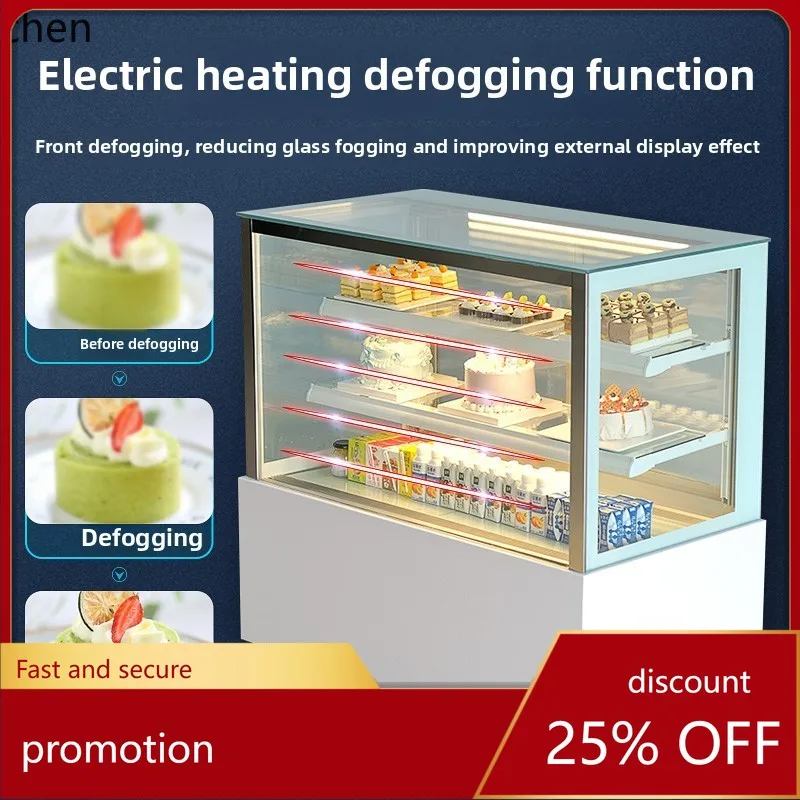 

HXL Cake Refrigerated Display Cabinet Commercial Desktop Air-cooled Dessert Beverage Fruit Fresh-keeping Cabinet